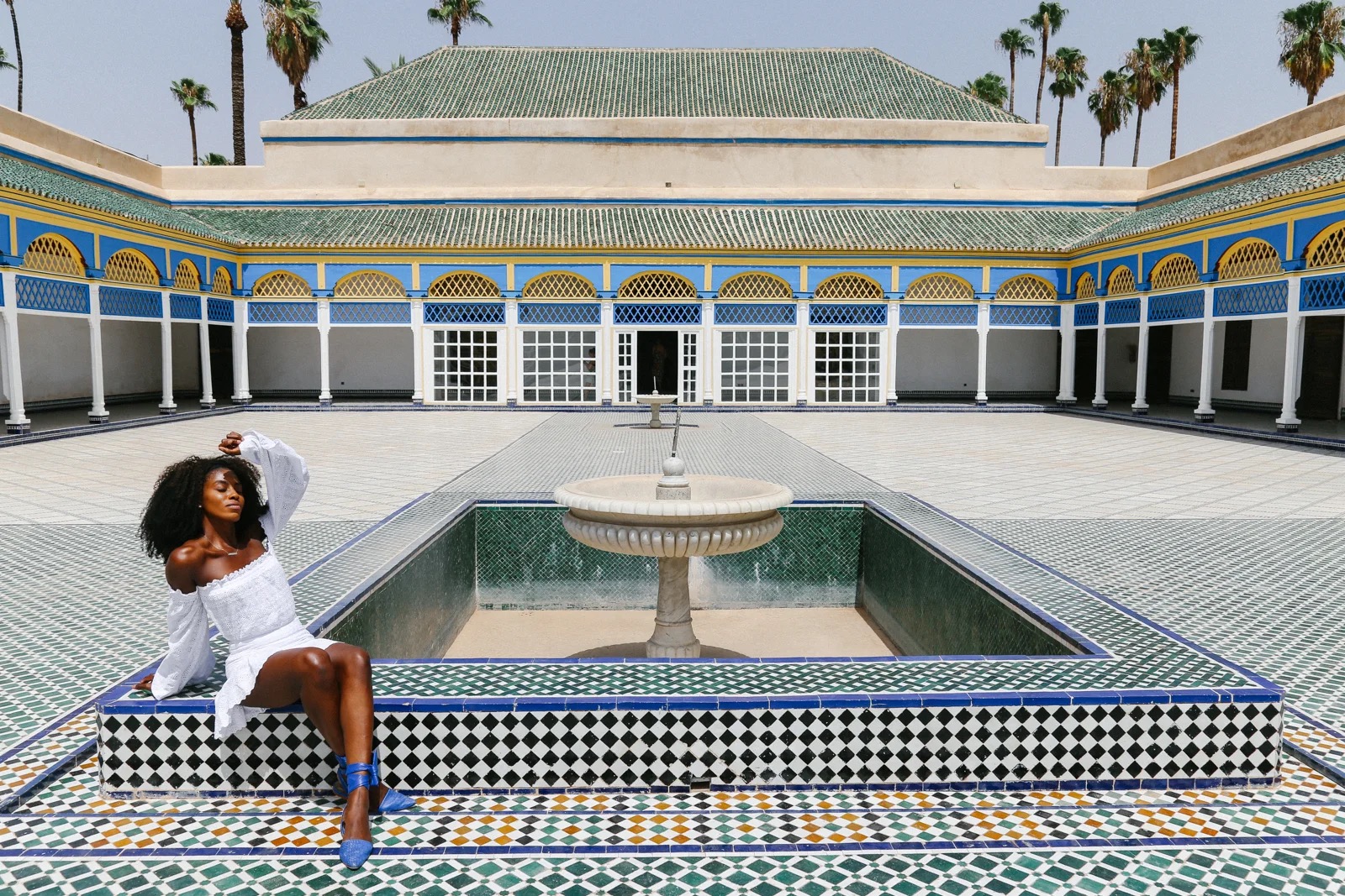 Palác Bahia v Marrákeši