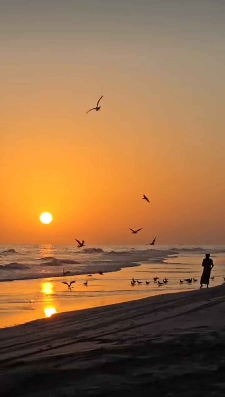 Západ slunce nad oceánem